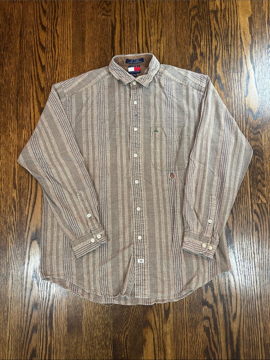 Tommy Hilfiger Other - Vintage 90s Tommy Hilfiger Striped Dress Shirt